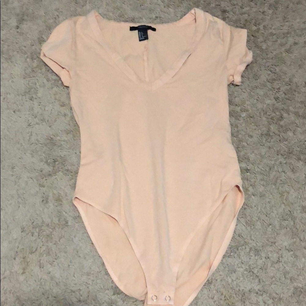 Peach bodysuit